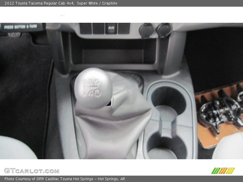 Super White / Graphite 2012 Toyota Tacoma Regular Cab 4x4