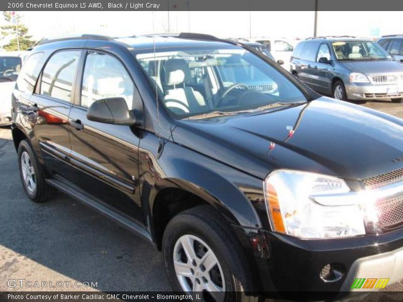 Black / Light Gray 2006 Chevrolet Equinox LS AWD