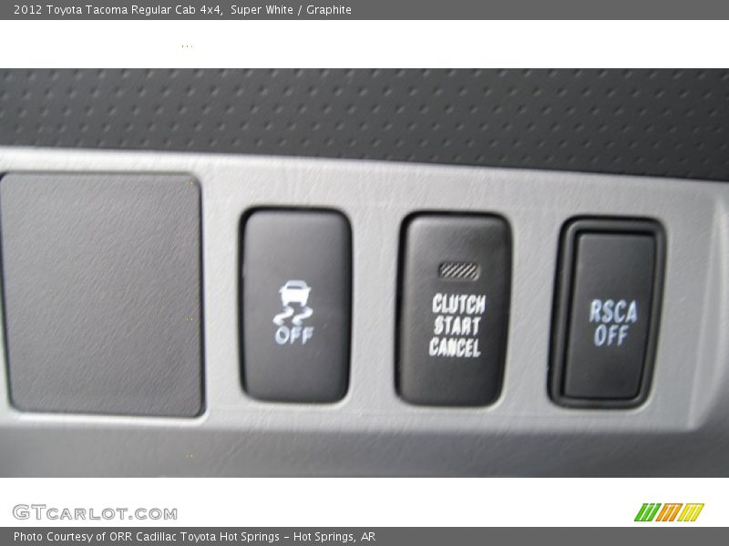 Super White / Graphite 2012 Toyota Tacoma Regular Cab 4x4