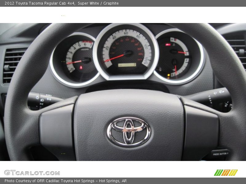 Super White / Graphite 2012 Toyota Tacoma Regular Cab 4x4