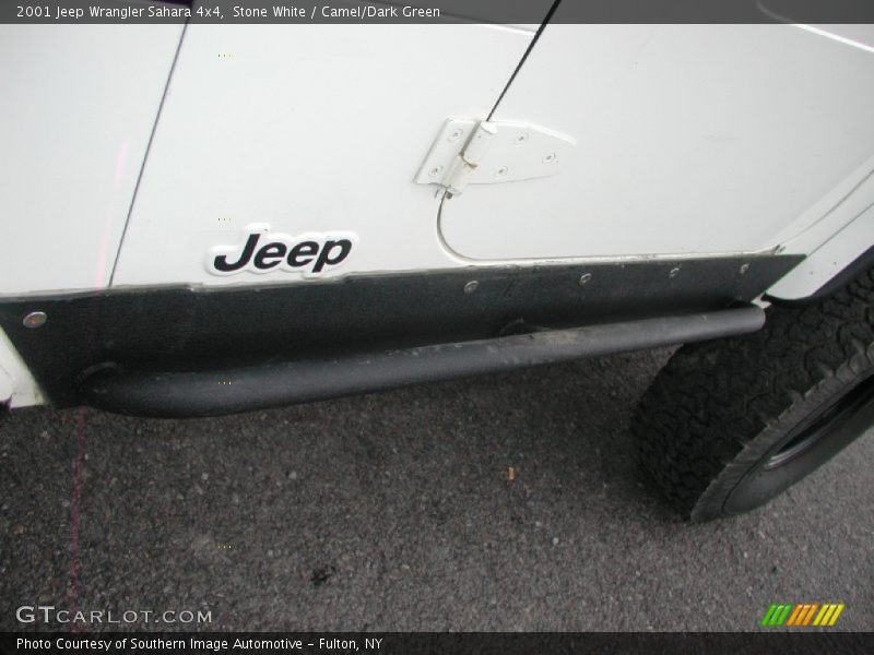Stone White / Camel/Dark Green 2001 Jeep Wrangler Sahara 4x4