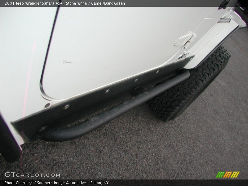 Stone White / Camel/Dark Green 2001 Jeep Wrangler Sahara 4x4