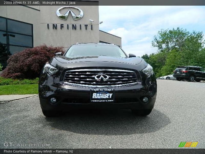 Midnight Mocha / Java 2009 Infiniti FX 35 AWD