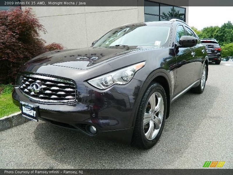 Midnight Mocha / Java 2009 Infiniti FX 35 AWD