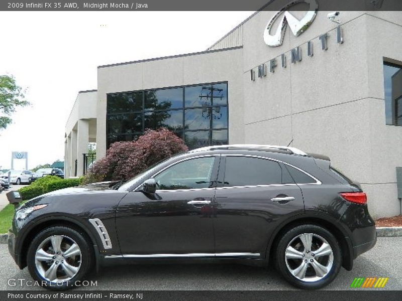 Midnight Mocha / Java 2009 Infiniti FX 35 AWD