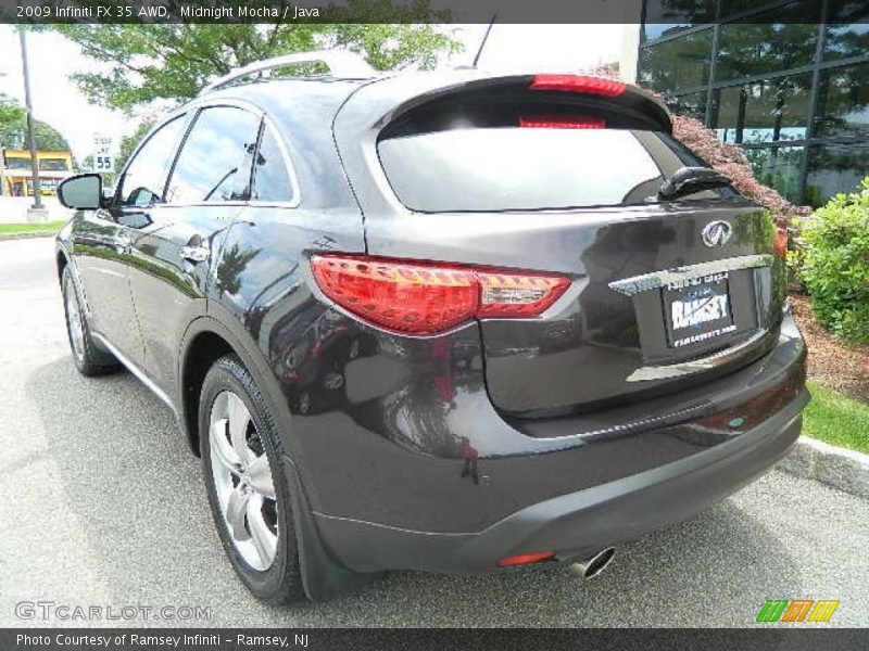 Midnight Mocha / Java 2009 Infiniti FX 35 AWD