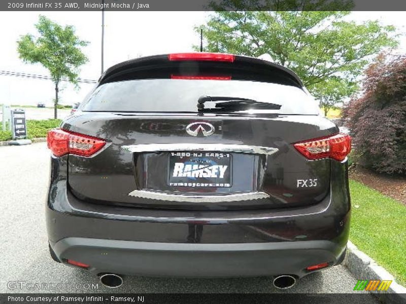 Midnight Mocha / Java 2009 Infiniti FX 35 AWD