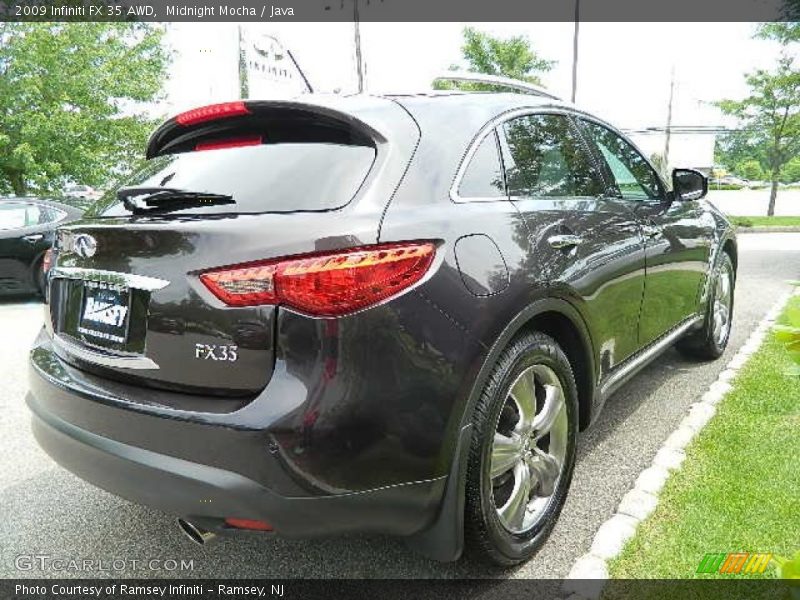 Midnight Mocha / Java 2009 Infiniti FX 35 AWD