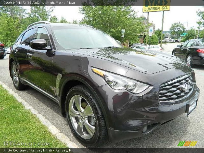 Midnight Mocha / Java 2009 Infiniti FX 35 AWD