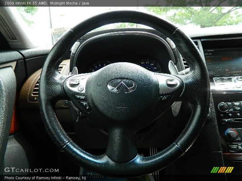 Midnight Mocha / Java 2009 Infiniti FX 35 AWD