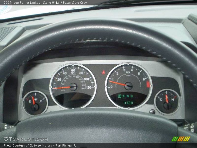 Stone White / Pastel Slate Gray 2007 Jeep Patriot Limited