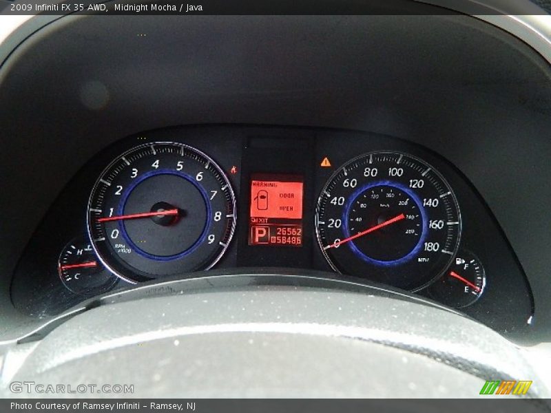 Midnight Mocha / Java 2009 Infiniti FX 35 AWD