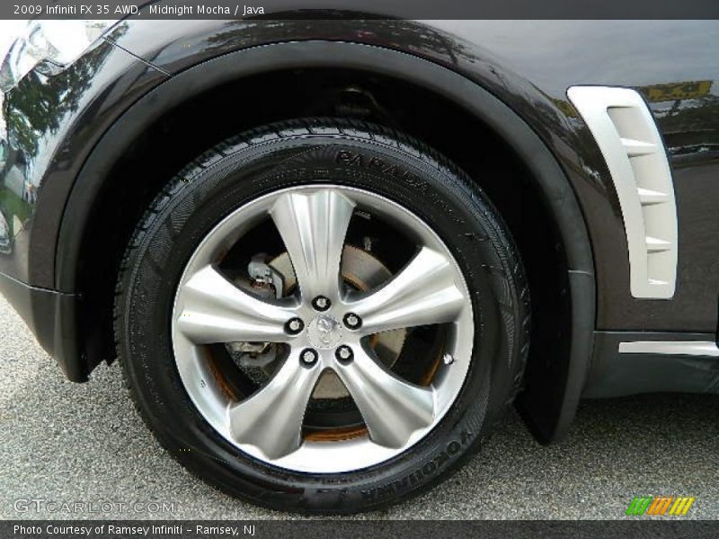 Midnight Mocha / Java 2009 Infiniti FX 35 AWD