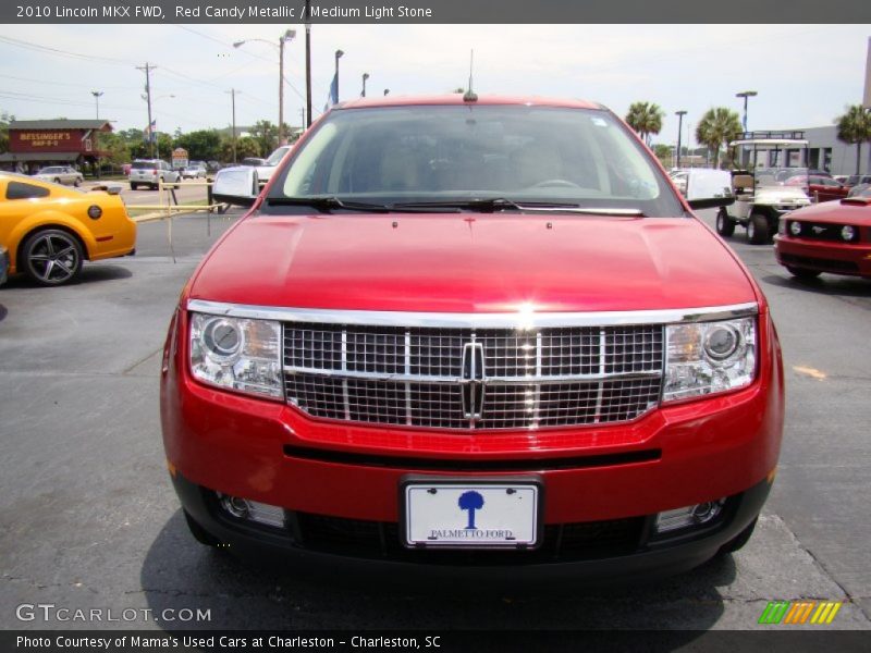 Red Candy Metallic / Medium Light Stone 2010 Lincoln MKX FWD