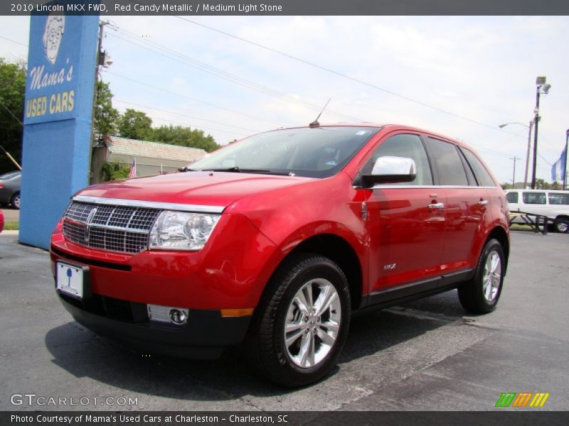 Red Candy Metallic / Medium Light Stone 2010 Lincoln MKX FWD