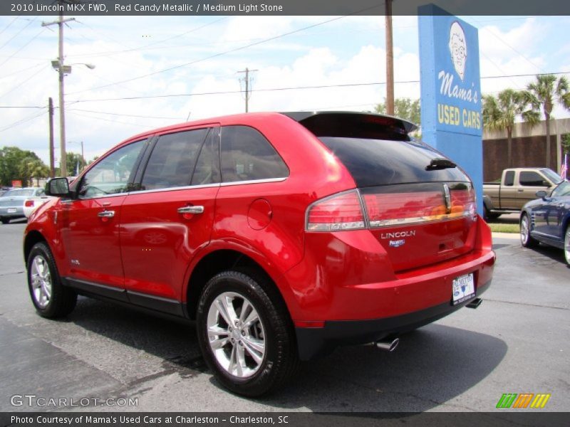 Red Candy Metallic / Medium Light Stone 2010 Lincoln MKX FWD
