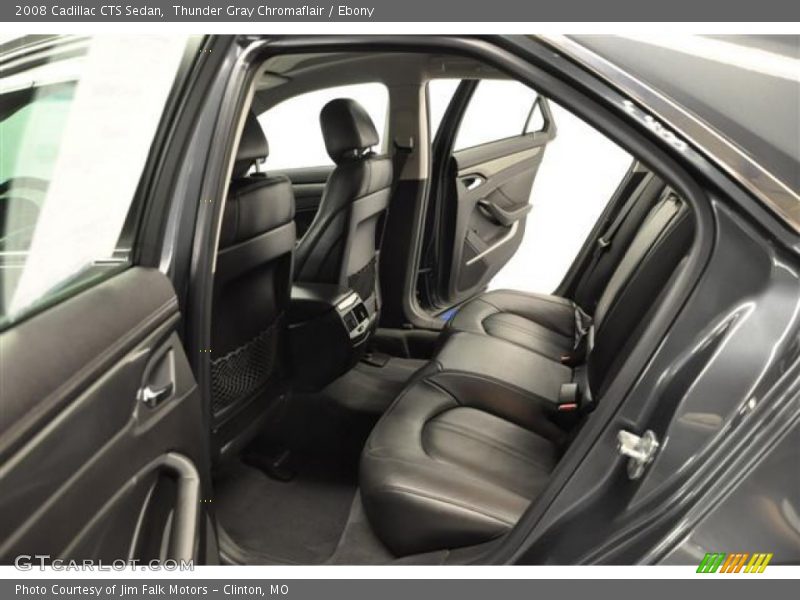 Thunder Gray Chromaflair / Ebony 2008 Cadillac CTS Sedan