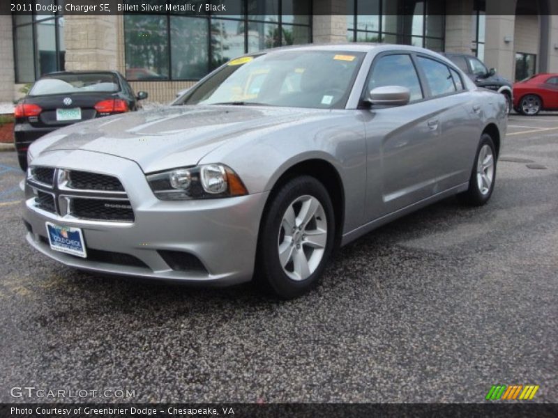 Billett Silver Metallic / Black 2011 Dodge Charger SE