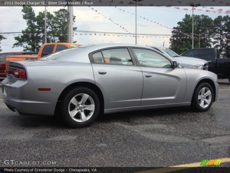 Billett Silver Metallic / Black 2011 Dodge Charger SE