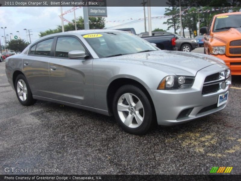 Billett Silver Metallic / Black 2011 Dodge Charger SE