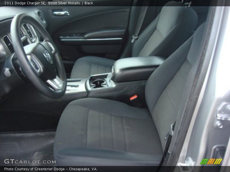 Billett Silver Metallic / Black 2011 Dodge Charger SE