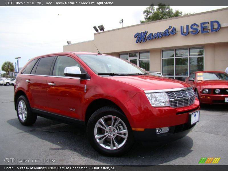 Red Candy Metallic / Medium Light Stone 2010 Lincoln MKX FWD