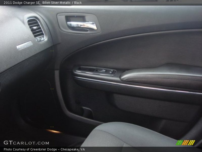 Billett Silver Metallic / Black 2011 Dodge Charger SE