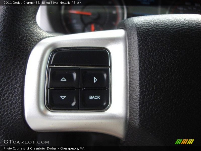 Billett Silver Metallic / Black 2011 Dodge Charger SE