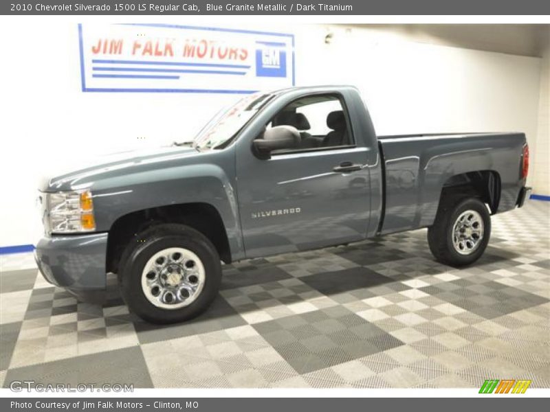 Blue Granite Metallic / Dark Titanium 2010 Chevrolet Silverado 1500 LS Regular Cab