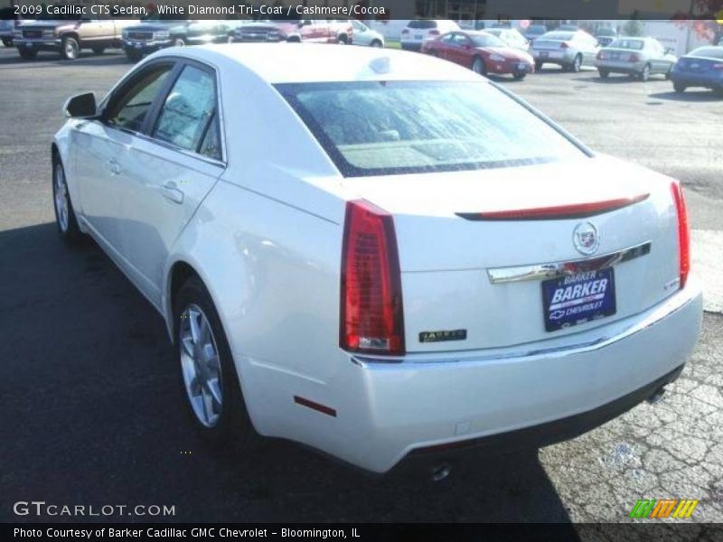 White Diamond Tri-Coat / Cashmere/Cocoa 2009 Cadillac CTS Sedan
