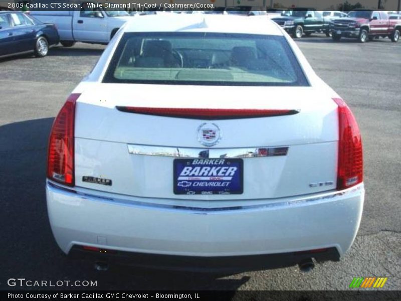 White Diamond Tri-Coat / Cashmere/Cocoa 2009 Cadillac CTS Sedan