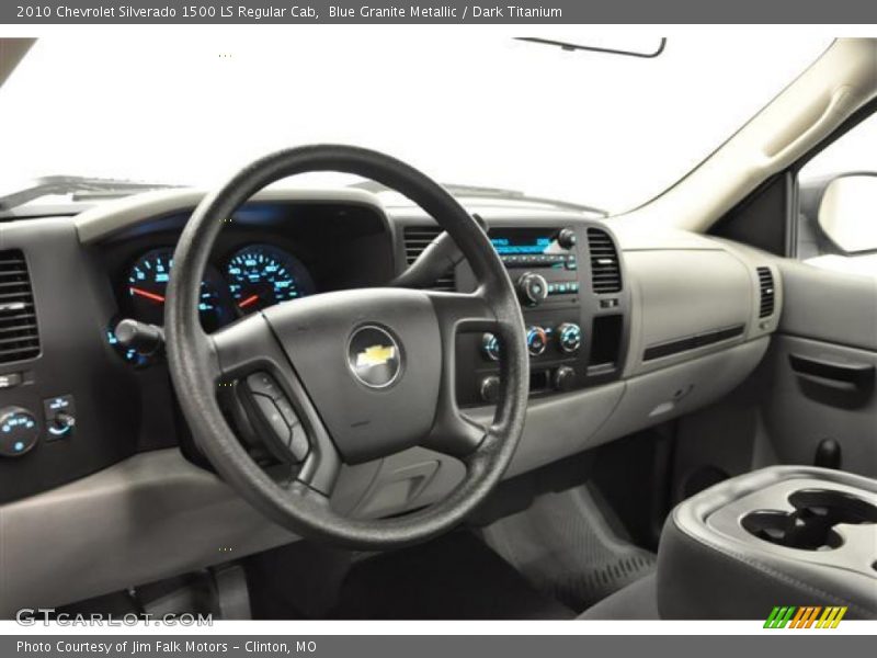 Blue Granite Metallic / Dark Titanium 2010 Chevrolet Silverado 1500 LS Regular Cab