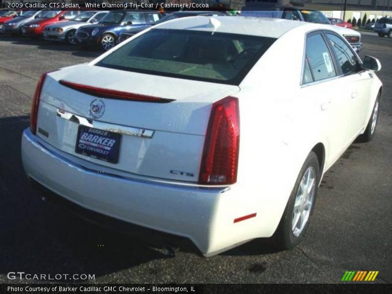 White Diamond Tri-Coat / Cashmere/Cocoa 2009 Cadillac CTS Sedan