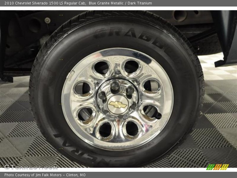 Blue Granite Metallic / Dark Titanium 2010 Chevrolet Silverado 1500 LS Regular Cab