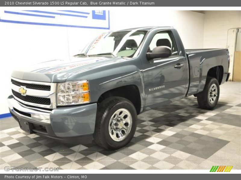 Blue Granite Metallic / Dark Titanium 2010 Chevrolet Silverado 1500 LS Regular Cab