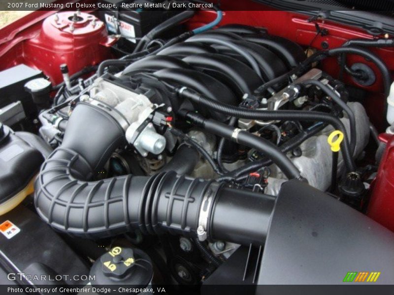 Redfire Metallic / Dark Charcoal 2007 Ford Mustang GT Deluxe Coupe