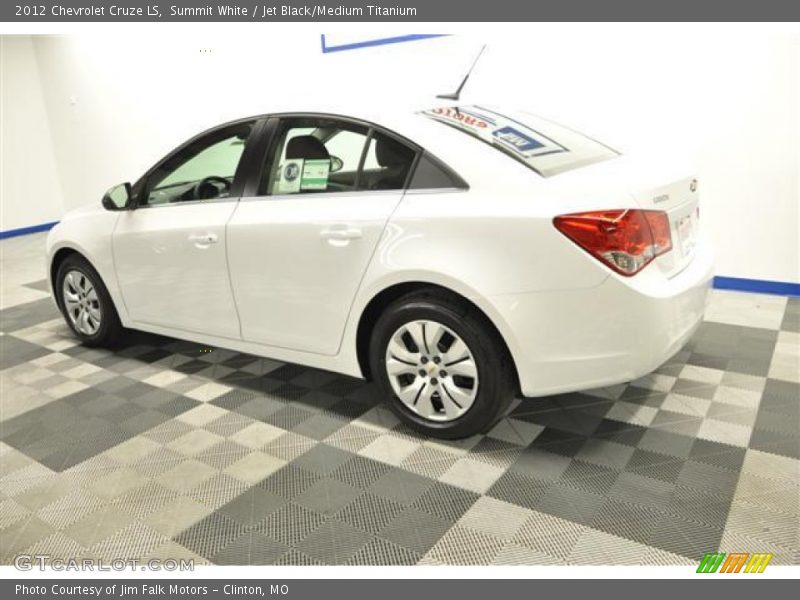 Summit White / Jet Black/Medium Titanium 2012 Chevrolet Cruze LS