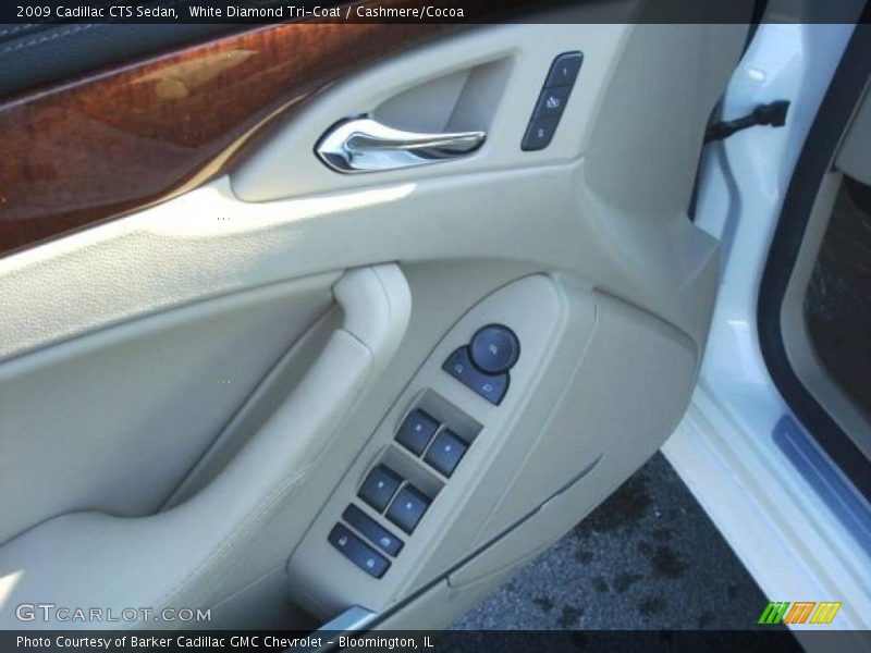 White Diamond Tri-Coat / Cashmere/Cocoa 2009 Cadillac CTS Sedan