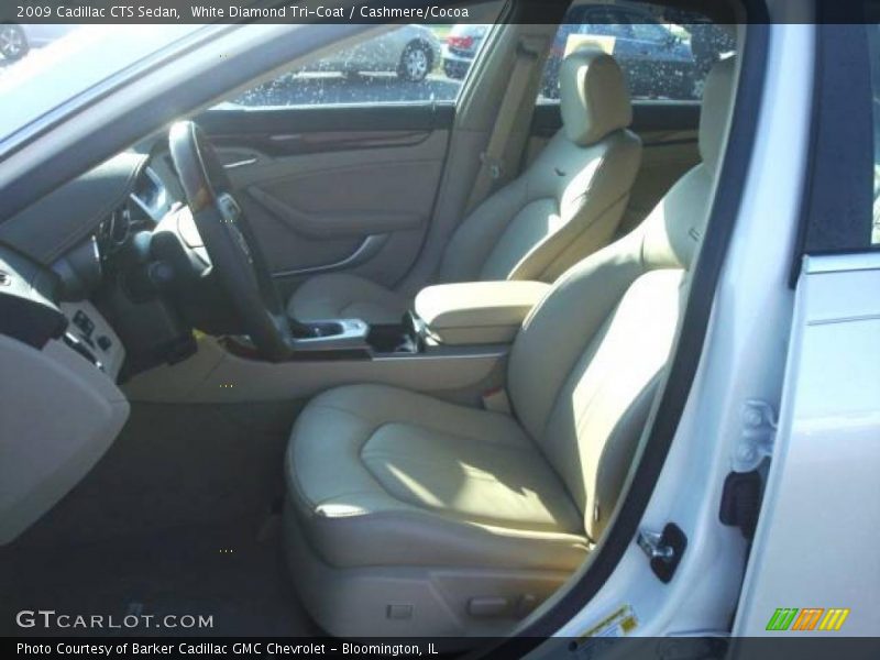 White Diamond Tri-Coat / Cashmere/Cocoa 2009 Cadillac CTS Sedan