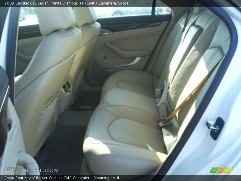 White Diamond Tri-Coat / Cashmere/Cocoa 2009 Cadillac CTS Sedan