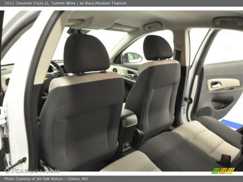 Summit White / Jet Black/Medium Titanium 2012 Chevrolet Cruze LS