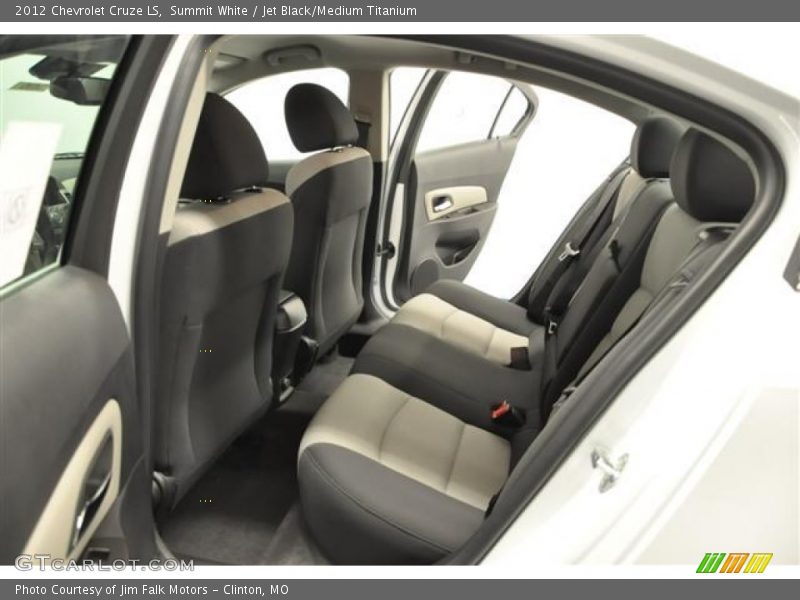 Summit White / Jet Black/Medium Titanium 2012 Chevrolet Cruze LS