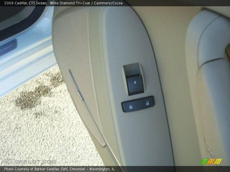 White Diamond Tri-Coat / Cashmere/Cocoa 2009 Cadillac CTS Sedan