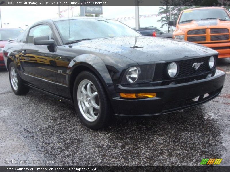 Black / Dark Charcoal 2006 Ford Mustang GT Deluxe Coupe