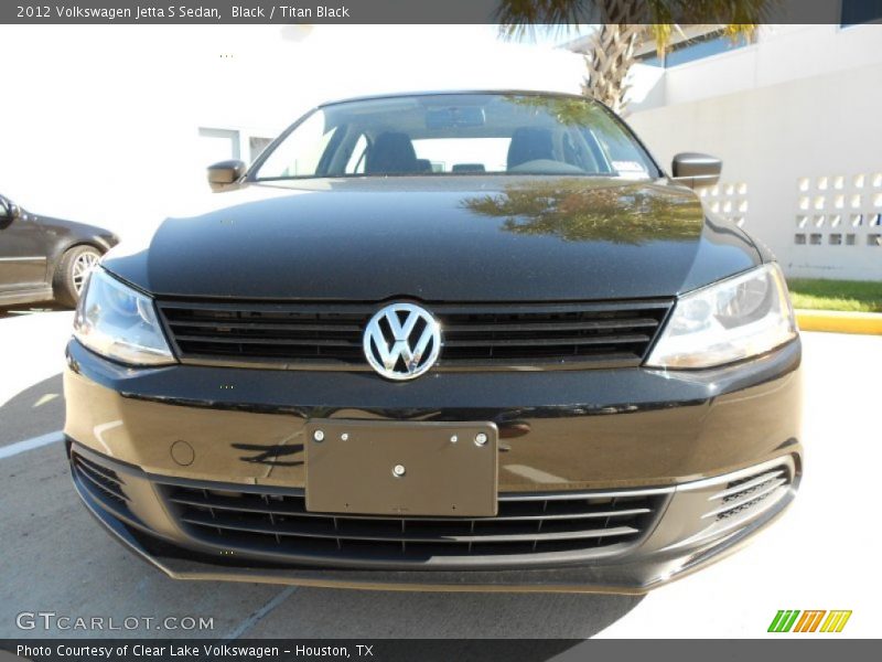 Black / Titan Black 2012 Volkswagen Jetta S Sedan