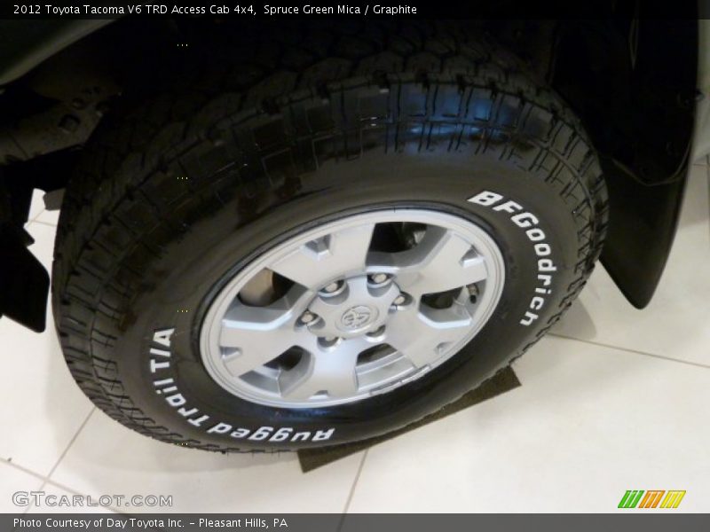 Spruce Green Mica / Graphite 2012 Toyota Tacoma V6 TRD Access Cab 4x4
