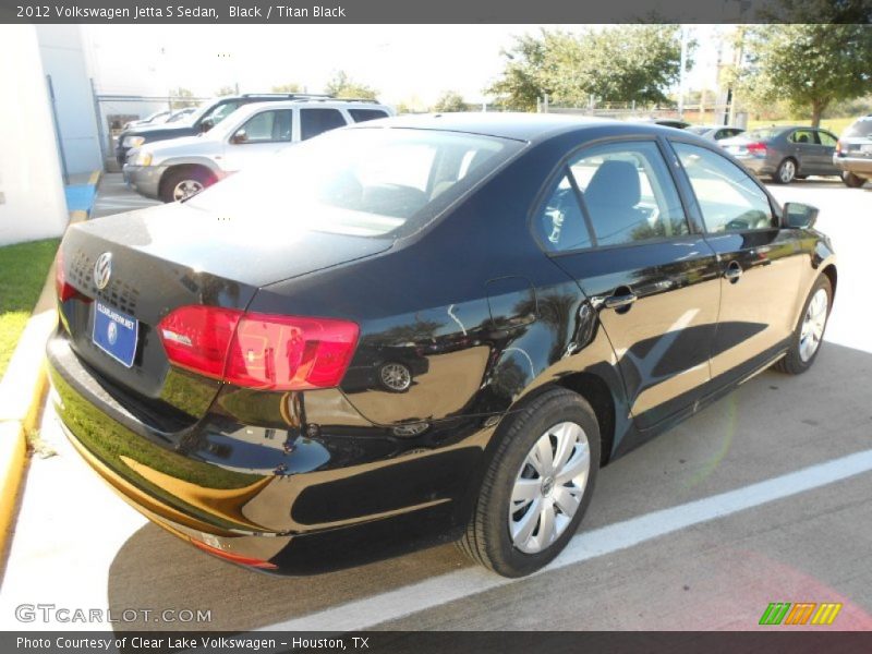 Black / Titan Black 2012 Volkswagen Jetta S Sedan