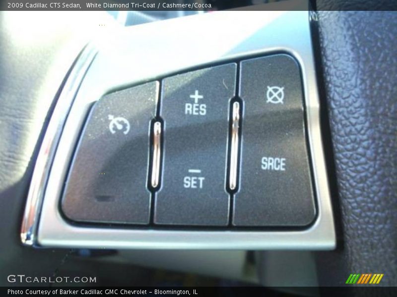 White Diamond Tri-Coat / Cashmere/Cocoa 2009 Cadillac CTS Sedan