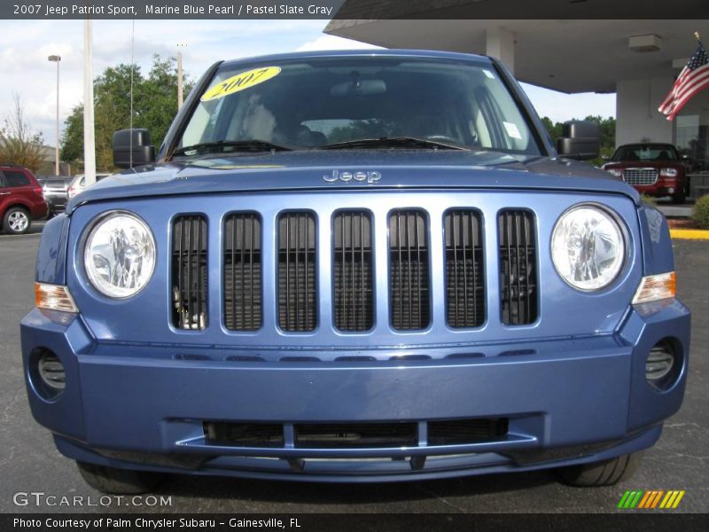Marine Blue Pearl / Pastel Slate Gray 2007 Jeep Patriot Sport