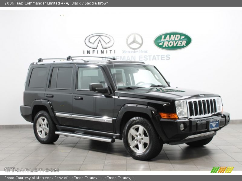 Black / Saddle Brown 2006 Jeep Commander Limited 4x4